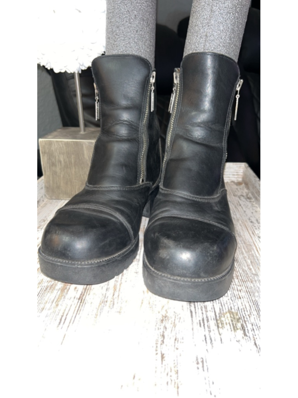 Women's Harley-Davidson Black Ankle Boots & Booties Size 9 - Picture 1 of 7